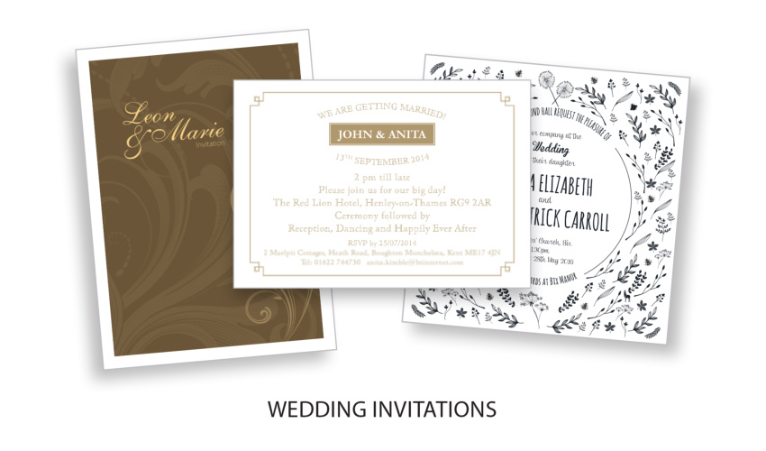 wedding invitations